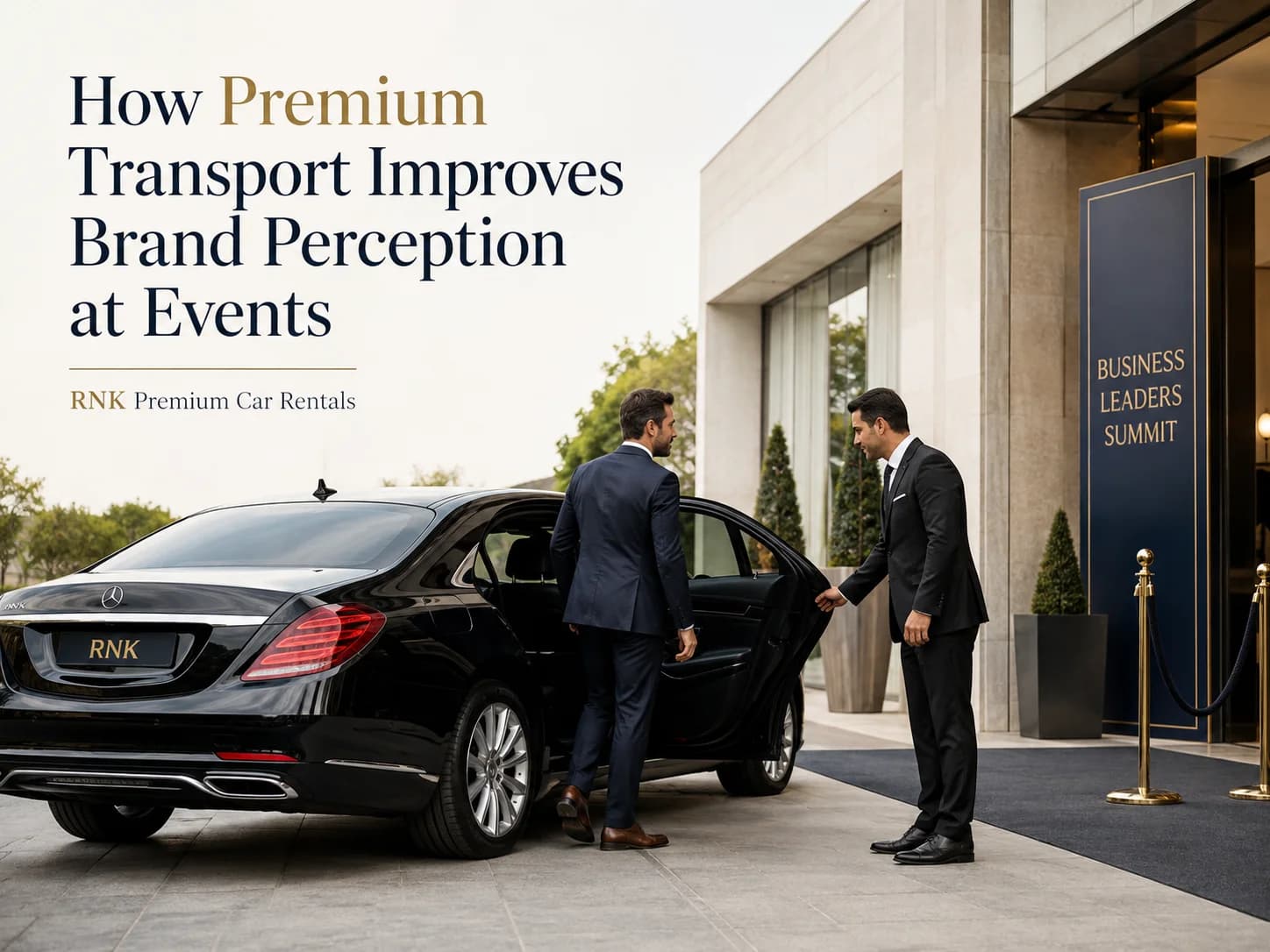 How Premium Transport Improves Brand Perception at Events
