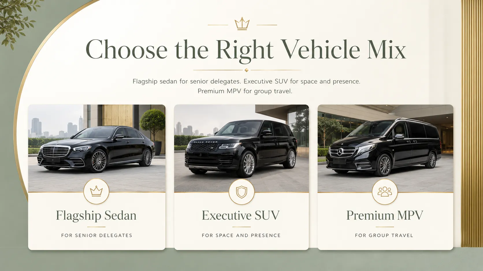 hy Vehicle Choice Matters More for Delegates Than for Routine Travel