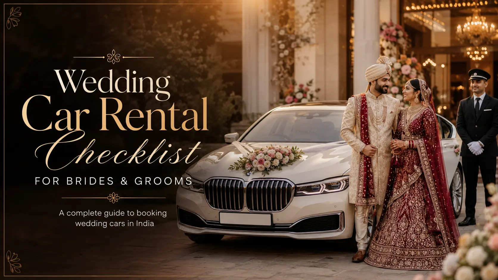 Wedding Car Rental Checklist for Brides & Grooms