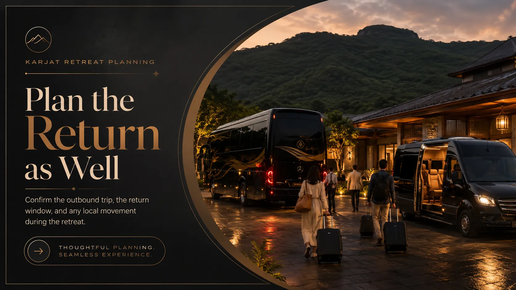 Scheduling the Outbound and Return Journeys
