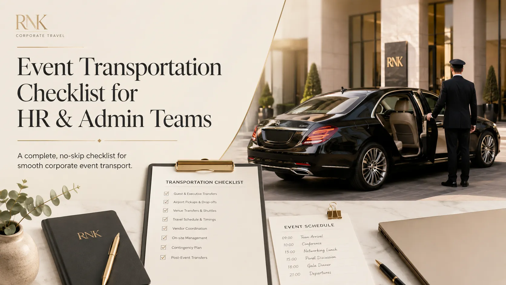 Event Transportation Checklist for HR & Admin Teams