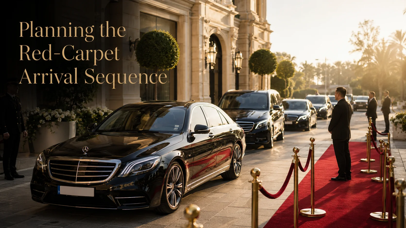 Planning the Red-Carpet Arrival Sequence