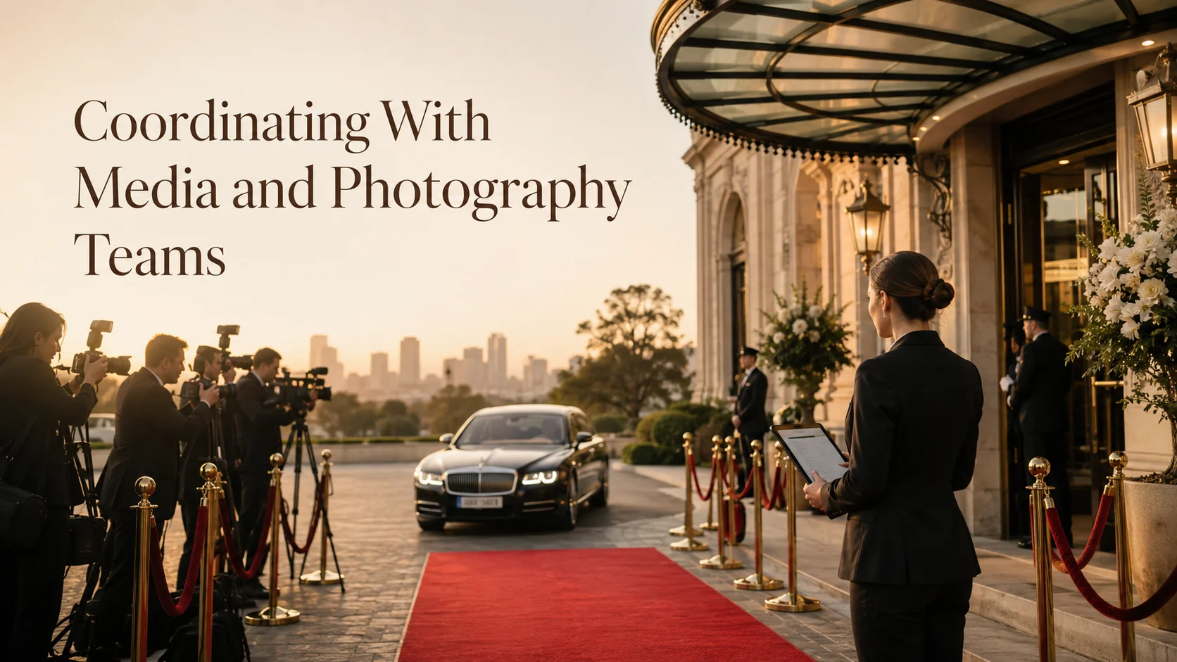 Coordinating With Media and Photography Teams