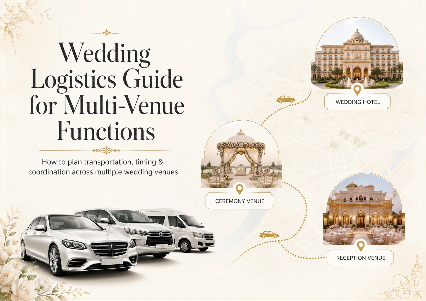 Wedding Logistics Guide for Multi-Venue Functions