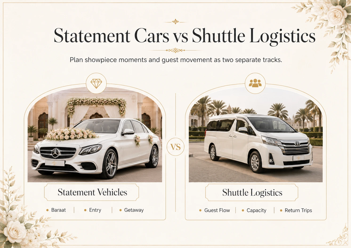 Step Two: Separate Statement Vehicles From Shuttle Logistics