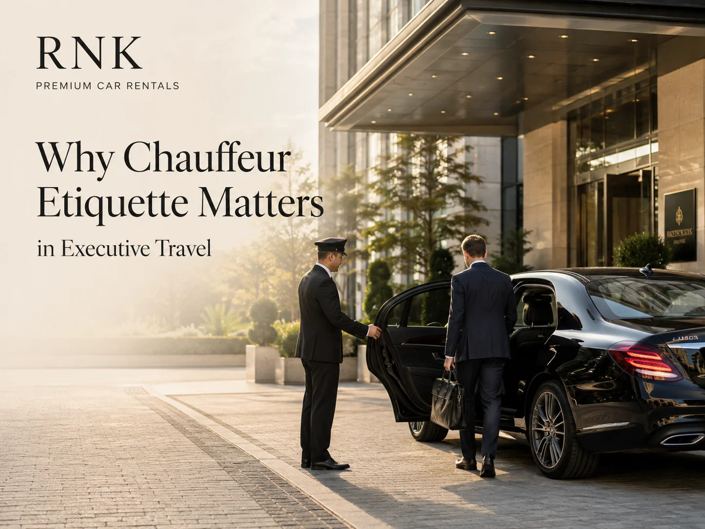 Why Chauffeur Etiquette Matters in Executive Travel